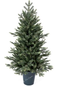 Artificial Christmas potted tree Mini Forest Spruce PE