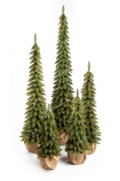 Artificial Christmas Potted Tree Narrow Spruce