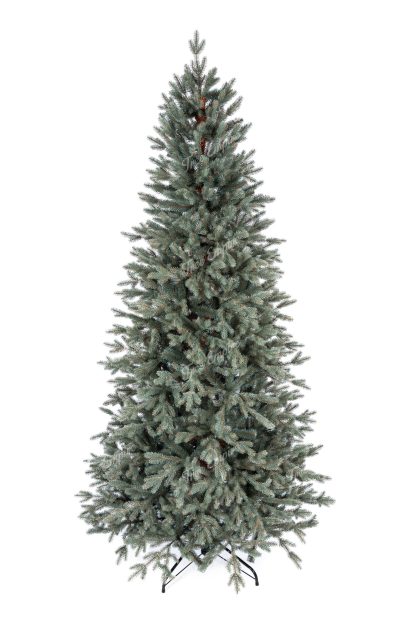 Artificial Christmas Tree Snowy white Spruce Slim