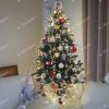 Artificial Christmas Tree Crystal Silver Pine