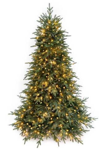 Pre-lit artificial Christmas tree Mighty Spruce PE LED
