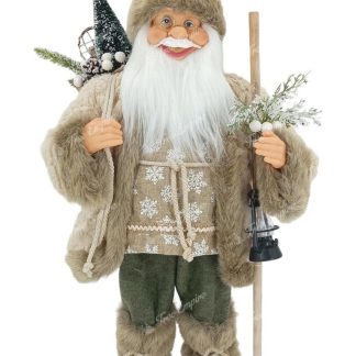 Christmas decoration Santa Claus Beige 60cm