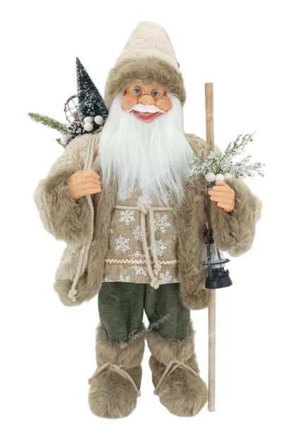 Christmas decoration Santa Claus Beige 60cm