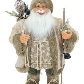 Christmas decoration Santa Claus Beige 80cm