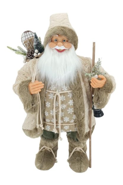 Christmas decoration Santa Claus Beige 80cm