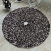 Christmas tree skirt Dark with glitter