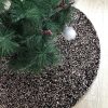 Christmas tree skirt Dark with glitter