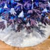 Christmas tree skirt White fur