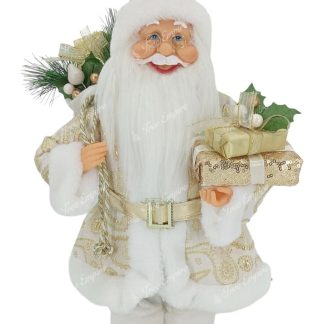 Christmas decoration Santa Claus Gold 40cm