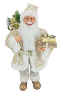 Christmas decoration Santa Claus Gold 60cm