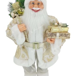 Christmas decoration Santa Claus Gold 60cm