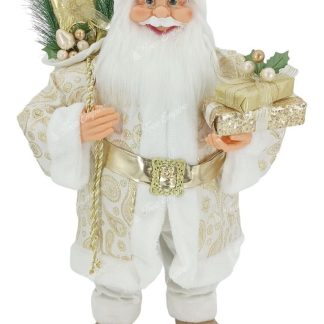 Christmas decoration Santa Claus Gold 80cm