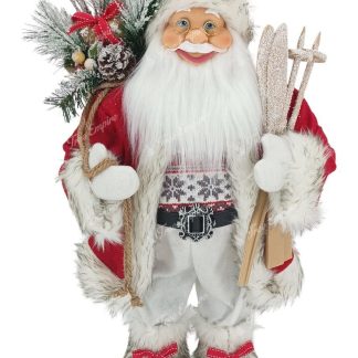 Christmas decoration Santa Claus Red-White 60cm