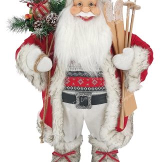 Christmas decoration Santa Claus Red-White 80cm