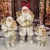 Christmas decoration Santa Claus White-Gold