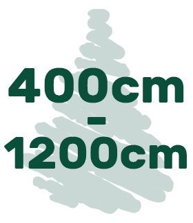 Artificial Christmas trees in height 400-1200 cm