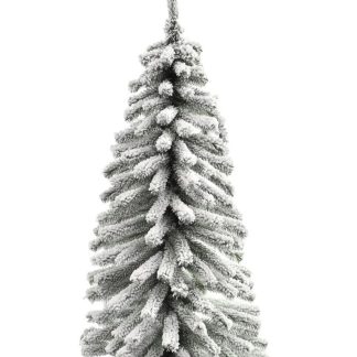 Artificial flocked potted Christmas tree Mini Tatra Spruce 100cm