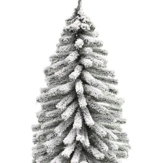 Artificial flocked potted Christmas tree Mini Tatra Spruce 80cm