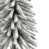 Artificial flocked Christmas tree Mini Tatra Spruce on the trunk 130cm