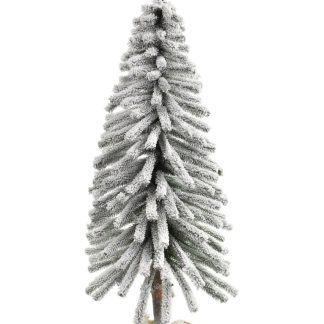 Artificial flocked Christmas tree Mini Tatra Spruce on the trunk 130cm