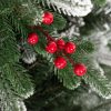 Artificial Christmas tree Flocked Spruce PE with flocked needle tips