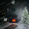 Christmas tree LED lights in cold white color