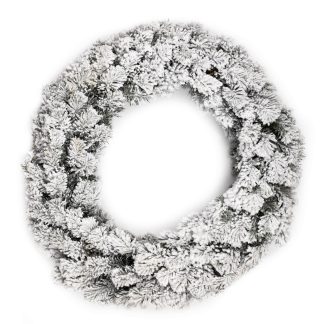 Artificial Christmas wreath Flocked Tatra Spruce